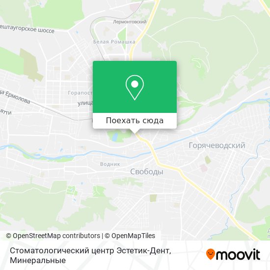 Карта Стоматологический центр Эстетик-Дент