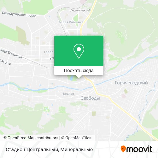 Карта Стадион Центральный
