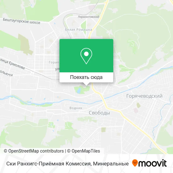 Карта Ски Ранхигс-Приёмная Комиссия