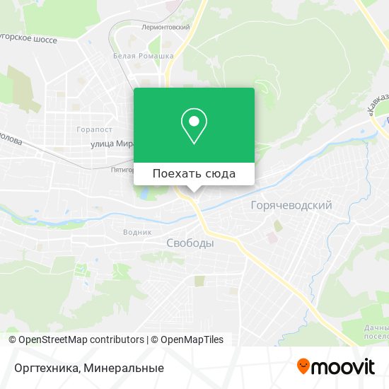 Карта Оргтехника