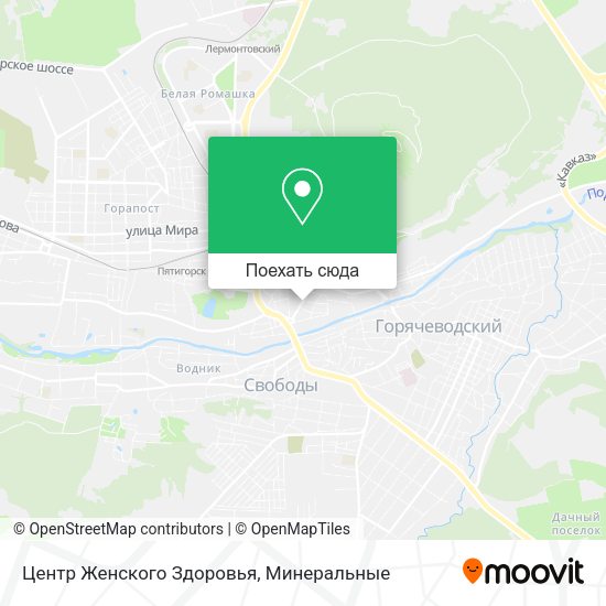 Карта Центр Женского Здоровья