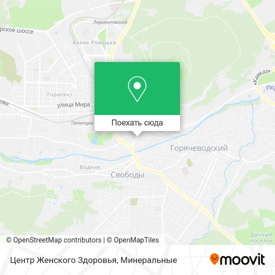 Карта Центр Женского Здоровья