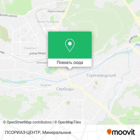 Карта ПСОРИАЗ-ЦЕНТР
