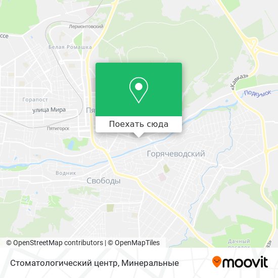 Карта Стоматологический центр