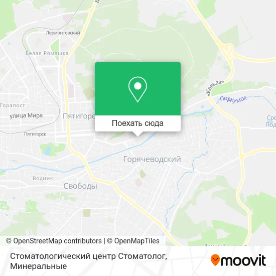 Карта Стоматологический центр Стоматолог