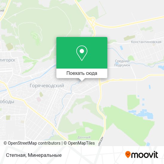 Карта Степная