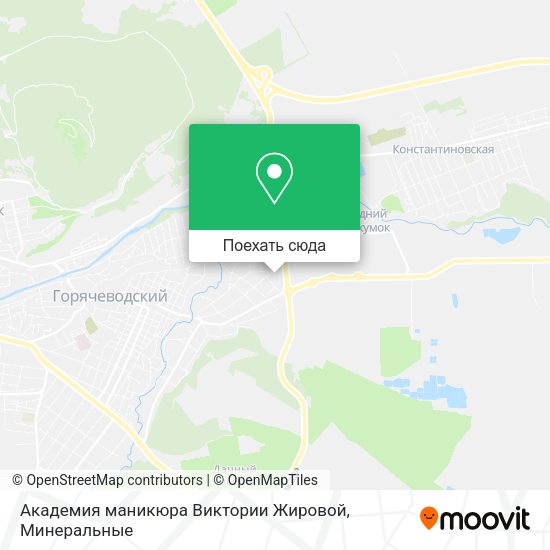 Карта Академия маникюра Виктории Жировой