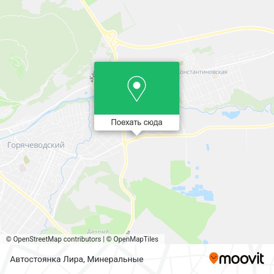 Карта Автостоянка Лира