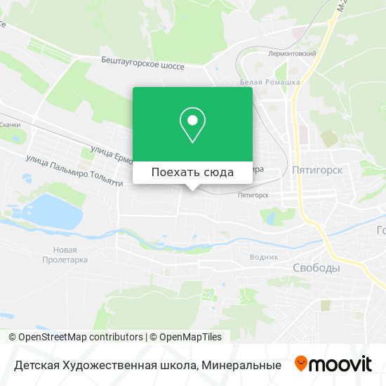Карта Детская Художественная школа