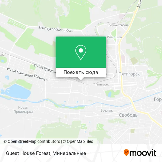 Карта Guest House Forest