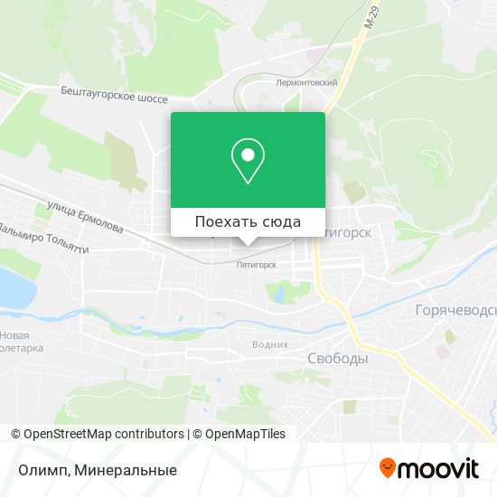Карта Олимп