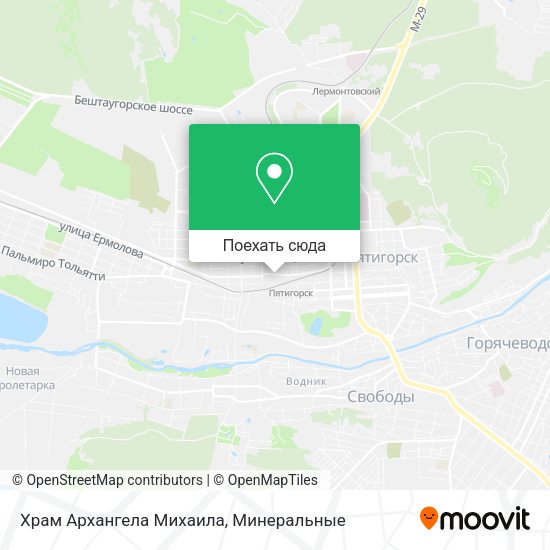 Карта Храм Архангела Михаила