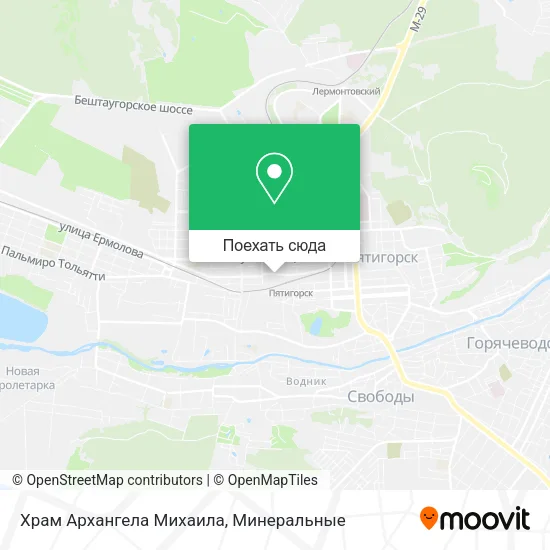 Карта Храм Архангела Михаила
