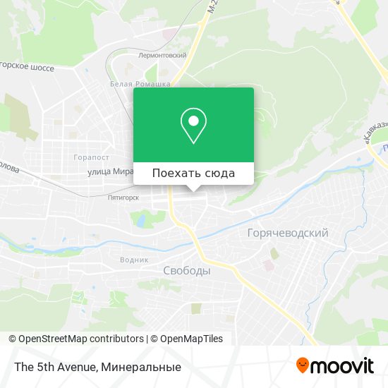 Карта The 5th Avenue