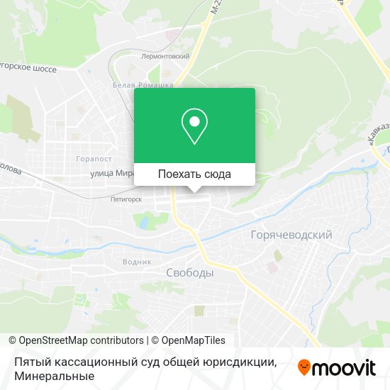 Карта Пятый кассационный суд общей юрисдикции