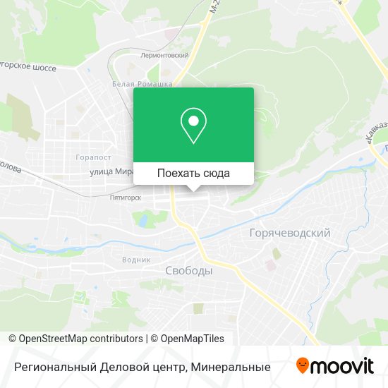 Карта Региональный Деловой центр