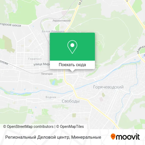 Карта Региональный Деловой центр
