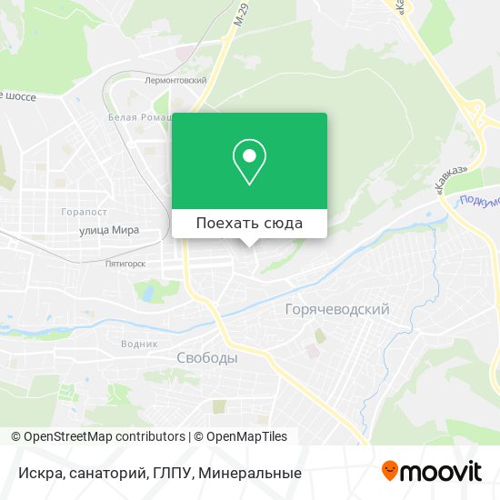Карта Искра, санаторий, ГЛПУ