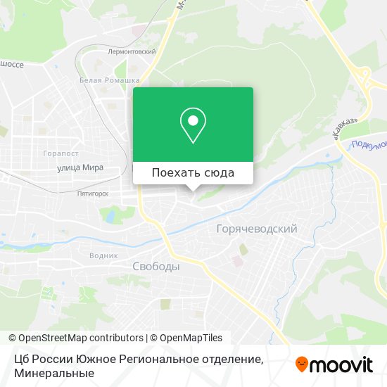 Карта Цб России Южное Региональное отделение