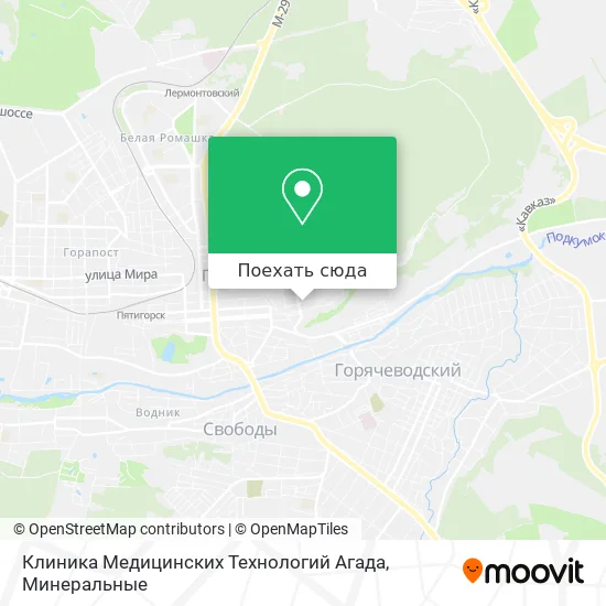 Карта Клиника Медицинских Технологий Агада