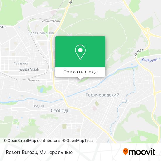 Карта Resort Bureau