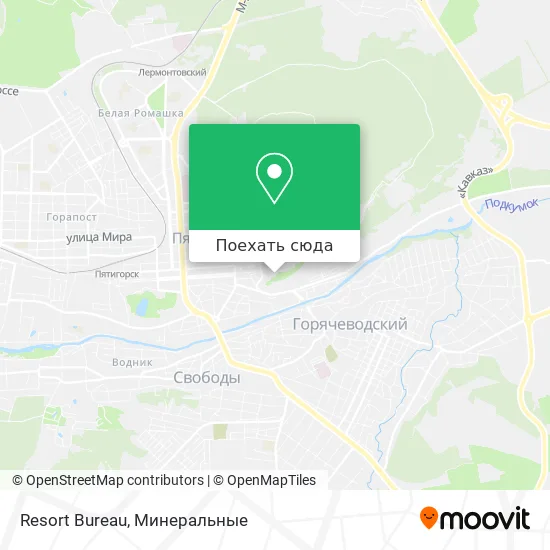 Карта Resort Bureau