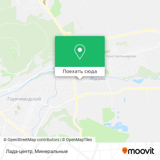 Карта Лада-центр