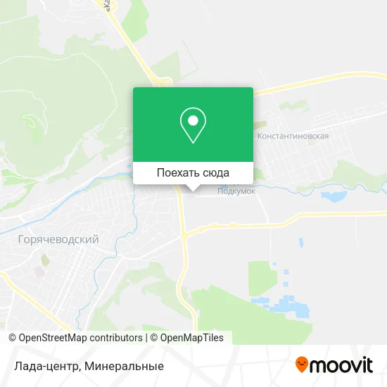 Карта Лада-центр