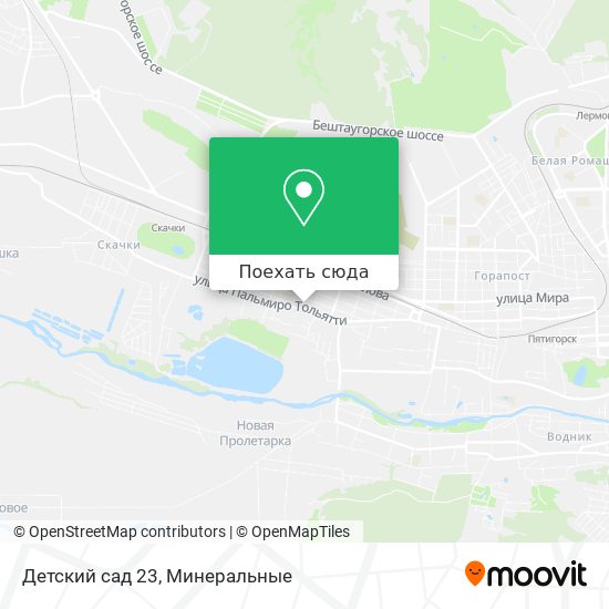 Карта Детский сад 23