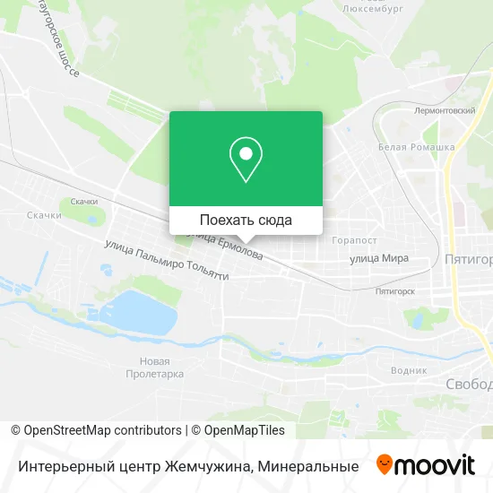Карта Интерьерный центр Жемчужина