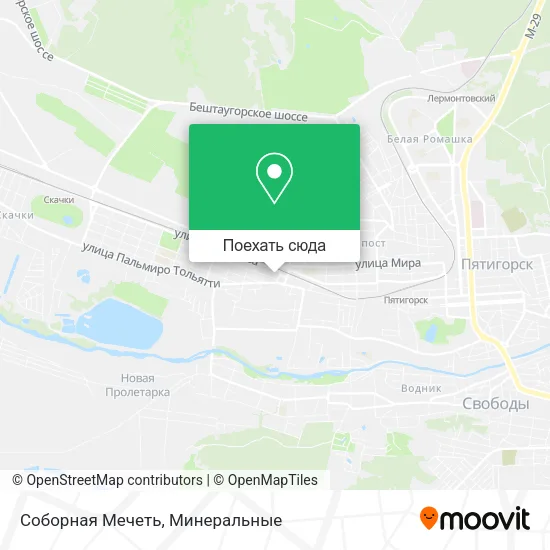 Карта Соборная Мечеть