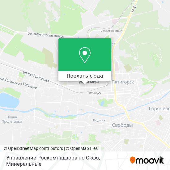 Карта Управление Роскомнадзора по Скфо