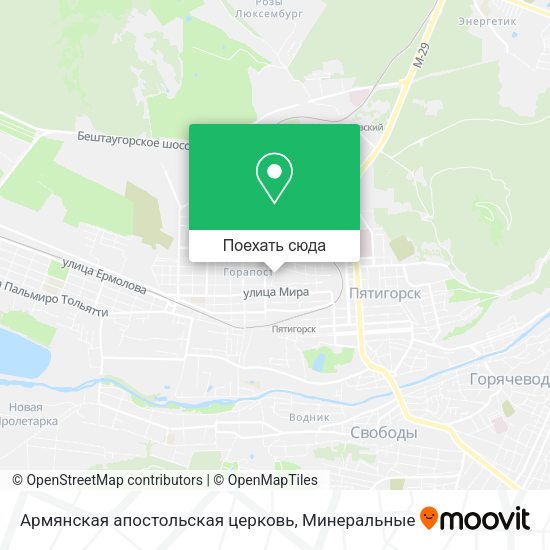 Карта Армянская апостольская церковь
