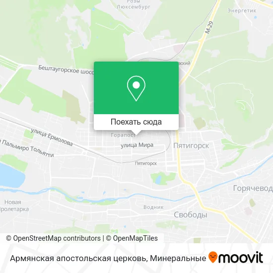 Карта Армянская апостольская церковь