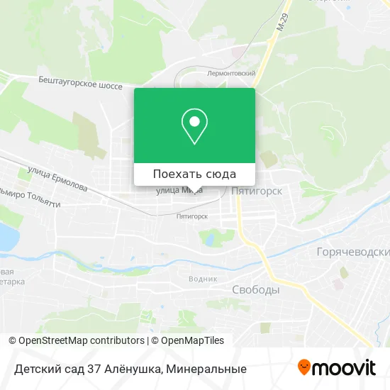 Карта Детский сад 37 Алёнушка
