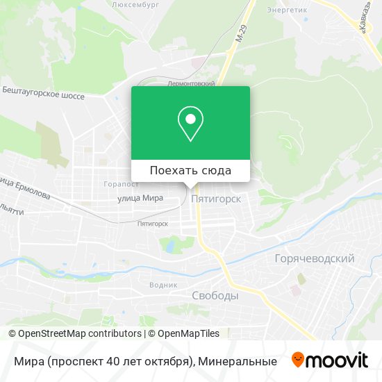 Карта Мира (проспект 40 лет октября)