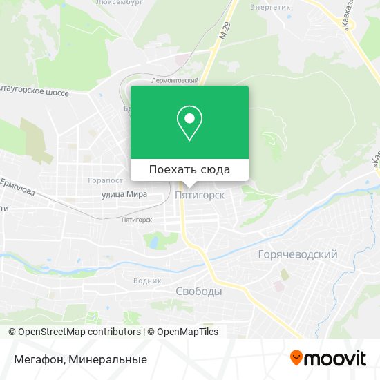 Карта Мегафон