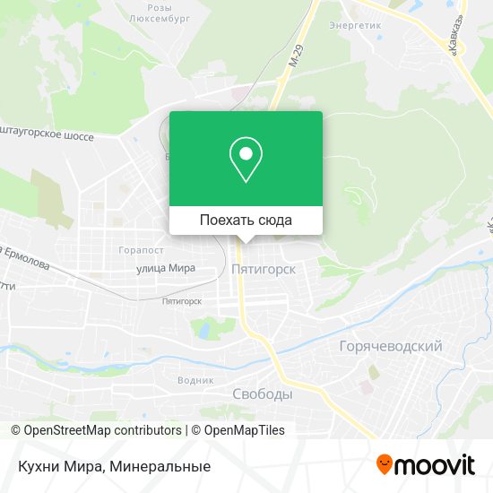 Карта Кухни Мира
