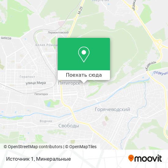 Карта Источник 1