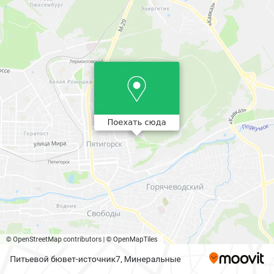 Карта Питьевой бювет-источник7