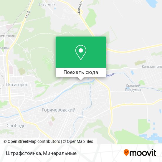 Карта Штрафстоянка