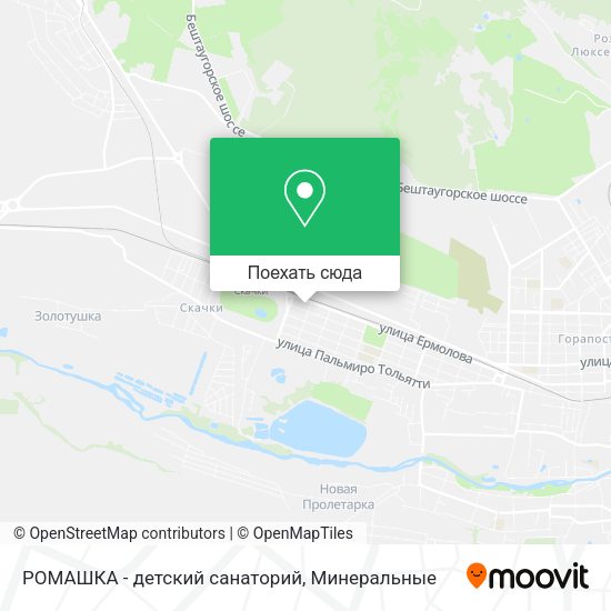 Карта РОМАШКА - детский санаторий