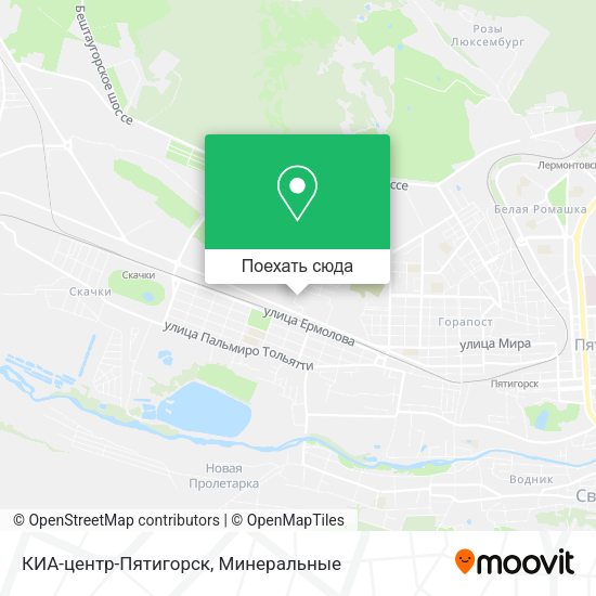 Карта КИА-центр-Пятигорск
