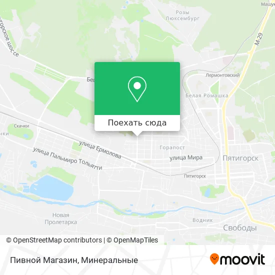 Карта Пивной Магазин