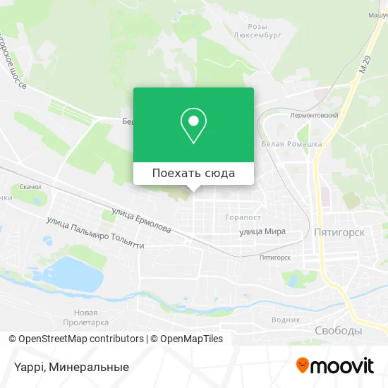 Карта Yappi