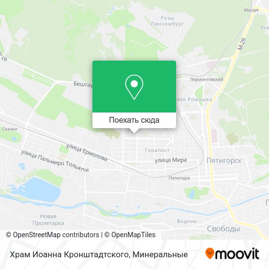 Карта Храм Иоанна Кронштадтского