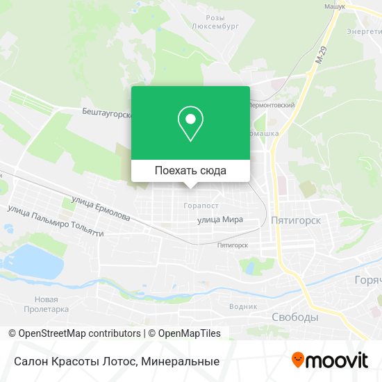 Карта Салон Красоты Лотос