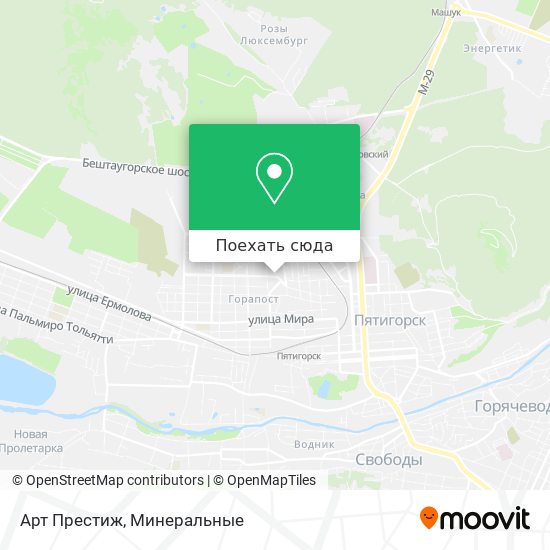 Карта Арт Престиж