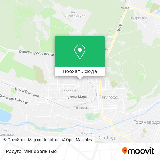 Карта Радуга