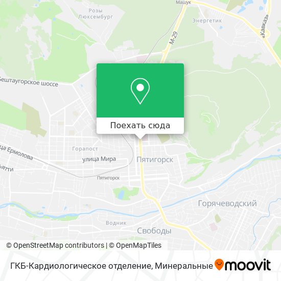 Карта ГКБ-Кардиологическое отделение